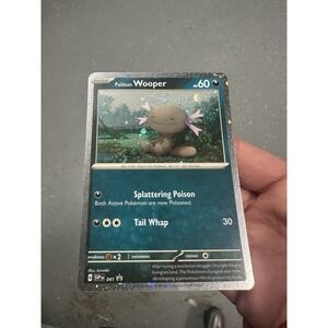Paldean Wooper 041 Pokémon TCG Promo Cosmos Holo With DOUBLE FART SWIRL 🌀MP